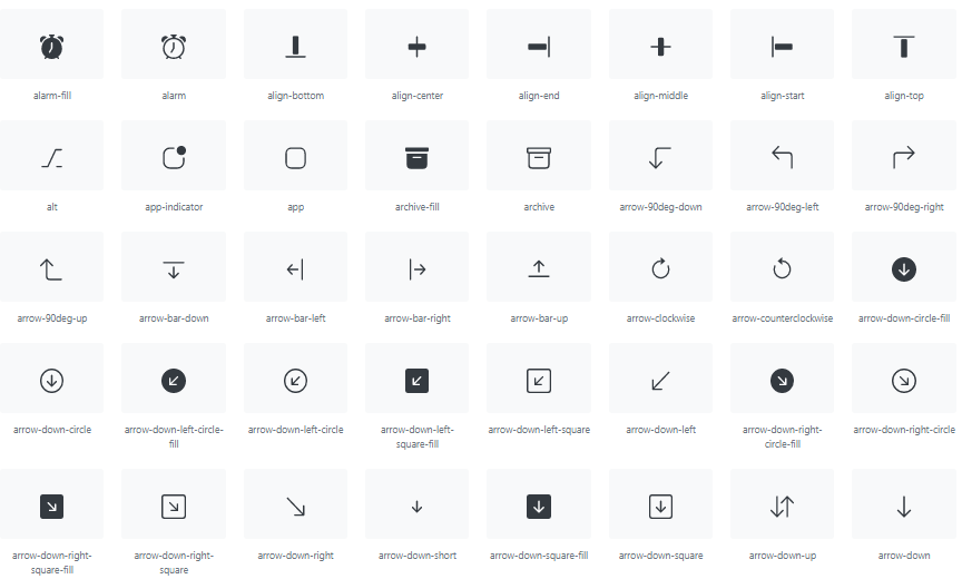 Bootstrap 5 Icons